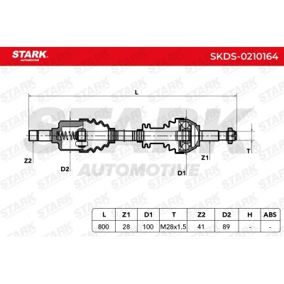 Antriebswelle Stark SKDS-0210164 SKDS-0210164 - foto 5