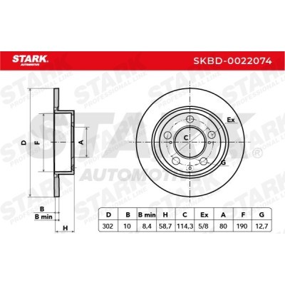 Bremsscheibe Stark SKBD-0022074 SKBD-0022074 - foto 7