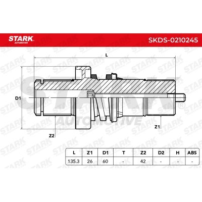 Antriebswelle Stark SKDS-0210245 SKDS-0210245 - foto 8