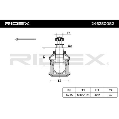 Traggelenk RIDEX 2462S0082 2462S0082 - foto 2