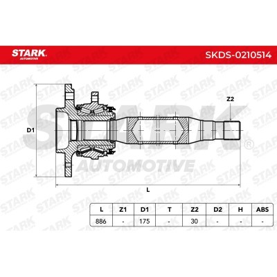 Antriebswelle Stark SKDS-0210514 SKDS-0210514 - foto 3