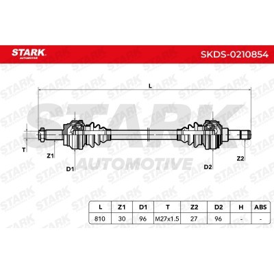 Antriebswelle Stark SKDS-0210854 SKDS-0210854 - foto 7