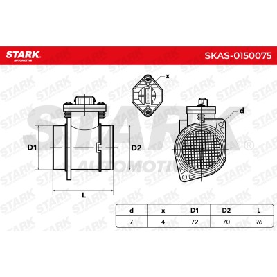 Luftmassenmesser Stark SKAS-0150075 SKAS-0150075 - foto 6