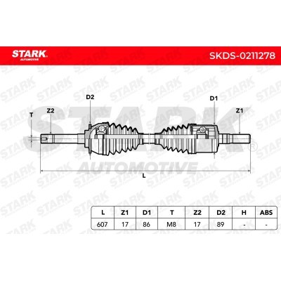 Antriebswelle Stark SKDS-0211278 SKDS-0211278 - foto 7