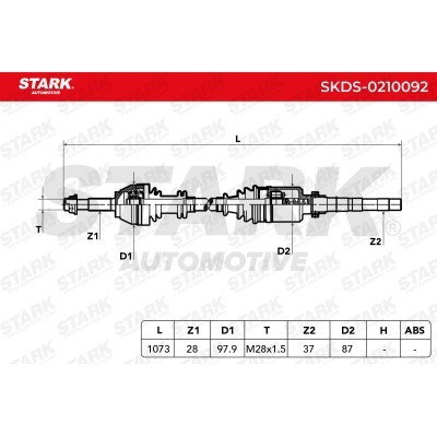Antriebswelle Stark SKDS-0210092 SKDS-0210092 - foto 3