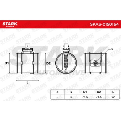 Luftmassenmesser Stark SKAS-0150164 SKAS-0150164 - foto 6