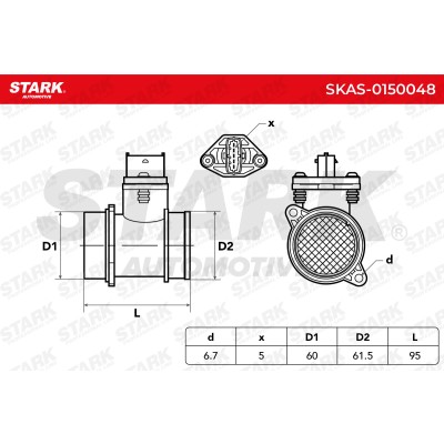 Luftmassenmesser Stark SKAS-0150048 SKAS-0150048 - foto 5