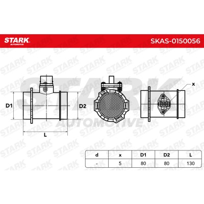 Luftmassenmesser Stark SKAS-0150056 SKAS-0150056 - foto 6