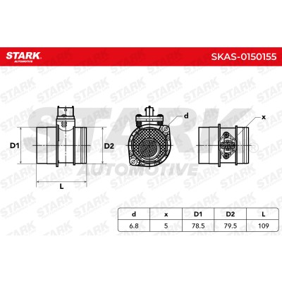 Luftmassenmesser Stark SKAS-0150155 SKAS-0150155 - foto 5