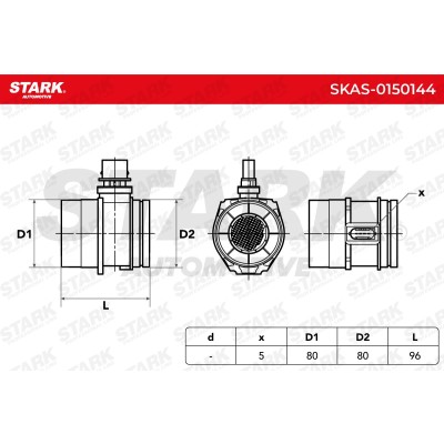 Luftmassenmesser Stark SKAS-0150144 SKAS-0150144 - foto 6