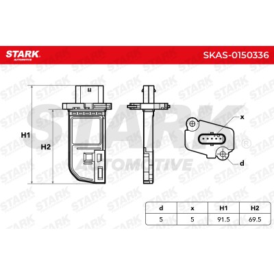 Luftmassenmesser Stark SKAS-0150336 SKAS-0150336 - foto 6