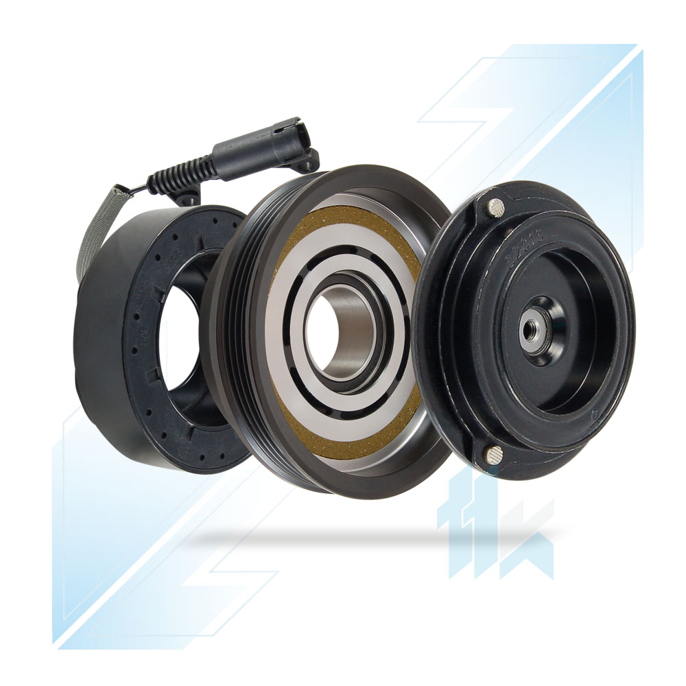 Klimakompressor Magnetkupplung (12V) DENSO 7SBU16C 4PK (PV4) Ø126/Ø122 BMW 112D7C6404 - foto 1