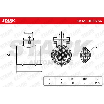 Luftmassenmesser Stark SKAS-0150254 SKAS-0150254 - foto 6