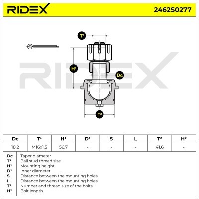 Traggelenk RIDEX 2462S0277 2462S0277 - foto 5