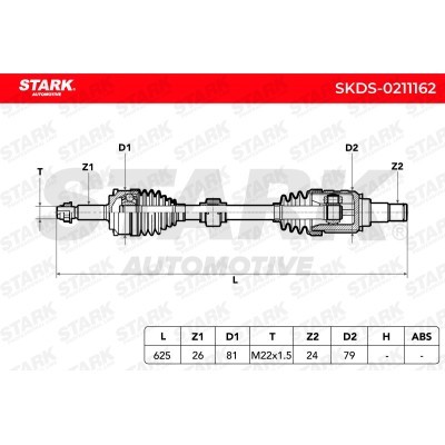 Antriebswelle Stark SKDS-0211162 SKDS-0211162 - foto 3