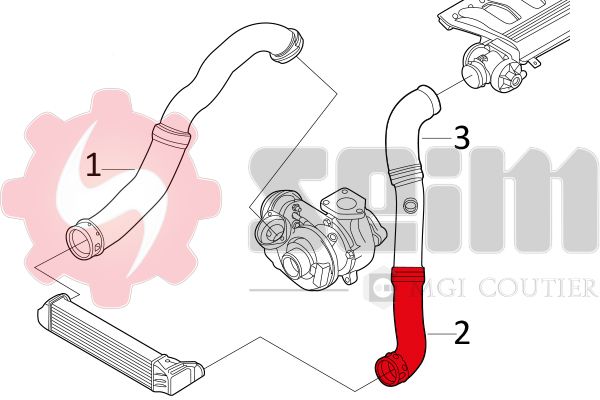 Ladeluftschlauch SEIM 981098 981098 - foto 2