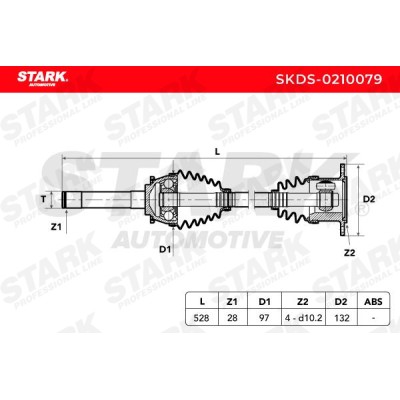 Antriebswelle Stark SKDS-0210079 SKDS-0210079 - foto 3