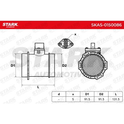 Luftmassenmesser Stark SKAS-0150086 SKAS-0150086 - foto 6