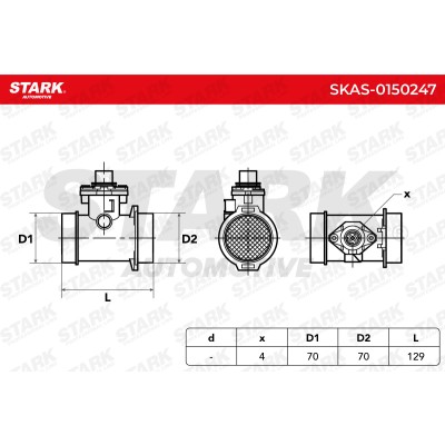 Luftmassenmesser Stark SKAS-0150247 SKAS-0150247 - foto 6