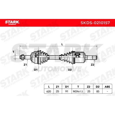 Antriebswelle Stark SKDS-0210157 SKDS-0210157 - foto 6
