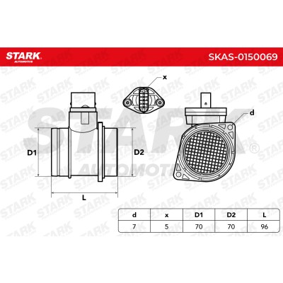 Luftmassenmesser Stark SKAS-0150069 SKAS-0150069 - foto 6