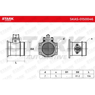 Luftmassenmesser Stark SKAS-0150046 SKAS-0150046 - foto 6