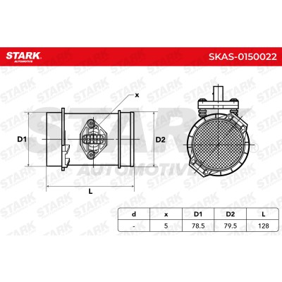 Luftmassenmesser Stark SKAS-0150022 SKAS-0150022 - foto 5
