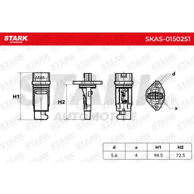 Luftmassenmesser Stark SKAS-0150251 SKAS-0150251 - foto 5