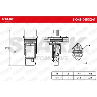 Luftmassenmesser Stark SKAS-0150241 SKAS-0150241 - foto 6