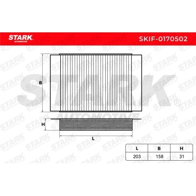 Filter, Innenraumluft Stark SKIF-0170502 SKIF-0170502 - foto 6