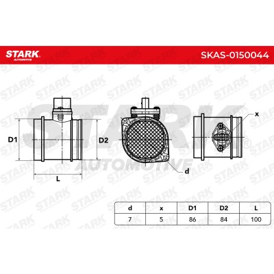 Luftmassenmesser Stark SKAS-0150044 SKAS-0150044 - foto 6