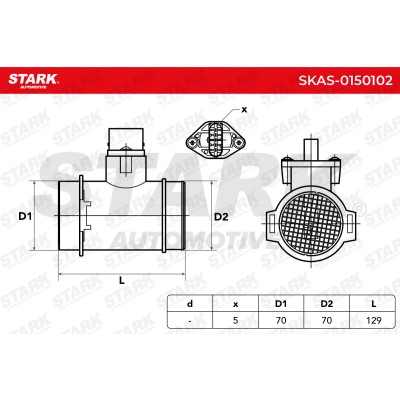 Luftmassenmesser Stark SKAS-0150102 SKAS-0150102 - foto 6
