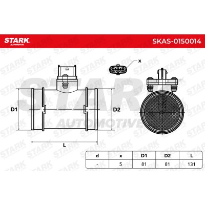 Luftmassenmesser Stark SKAS-0150014 SKAS-0150014 - foto 6