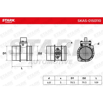 Luftmassenmesser Stark SKAS-0150110 SKAS-0150110 - foto 5