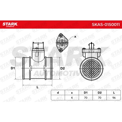 Luftmassenmesser Stark SKAS-0150011 SKAS-0150011 - foto 6