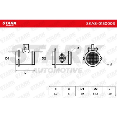 Luftmassenmesser Stark SKAS-0150003 SKAS-0150003 - foto 5