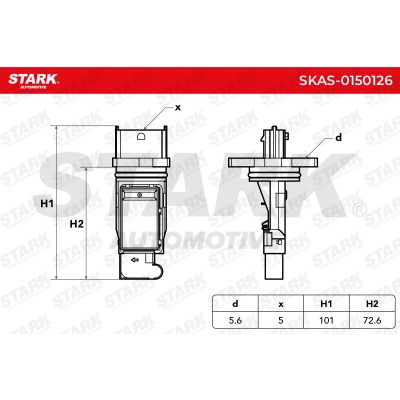 Luftmassenmesser Stark SKAS-0150126 SKAS-0150126 - foto 7