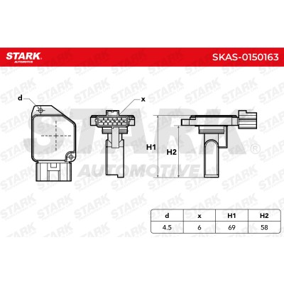 Luftmassenmesser Stark SKAS-0150163 SKAS-0150163 - foto 5