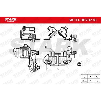 Zündspule Stark SKCO-0070238 SKCO-0070238 - foto 3