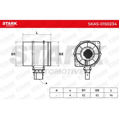 Luftmassenmesser Stark SKAS-0150234 SKAS-0150234 - foto 7