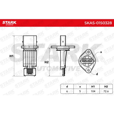 Luftmassenmesser Stark SKAS-0150328 SKAS-0150328 - foto 6
