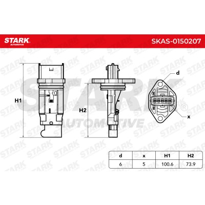 Luftmassenmesser Stark SKAS-0150207 SKAS-0150207 - foto 5