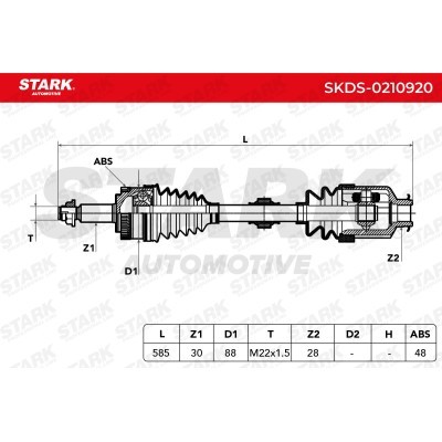 Antriebswelle Stark SKDS-0210920 SKDS-0210920 - foto 13