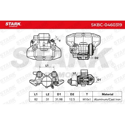 Bremssattel Stark SKBC-0460319 SKBC-0460319 - foto 6