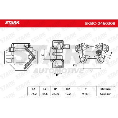 Bremssattel Stark SKBC-0460308 SKBC-0460308 - foto 5