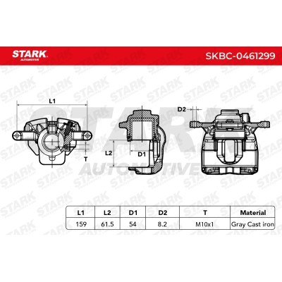 Bremssattel Stark SKBC-0461299 SKBC-0461299 - foto 7