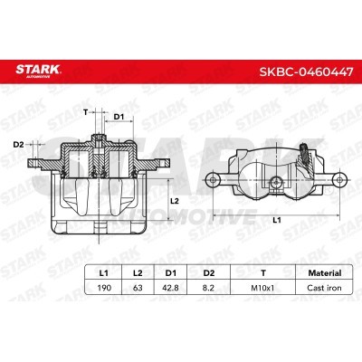 Bremssattel Stark SKBC-0460447 SKBC-0460447 - foto 4