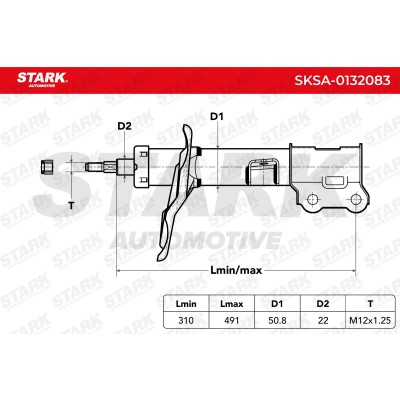 Stoßdämpfer Stark SKSA-0132083 SKSA-0132083 - foto 5