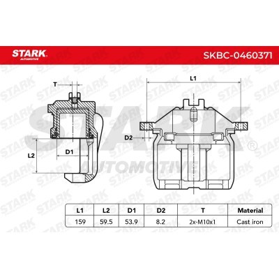 Bremssattel Stark SKBC-0460371 SKBC-0460371 - foto 4