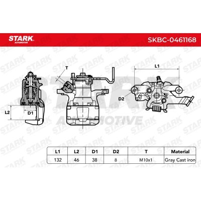 Bremssattel Stark SKBC-0461168 SKBC-0461168 - foto 6